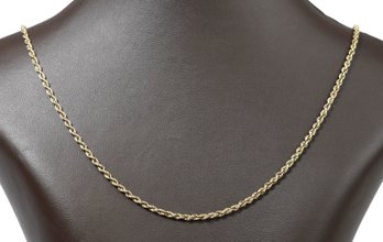 14k Yellow Gold Rope Chain (CTF10)