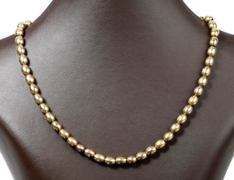 Vintage 14k Gold Add-a-bead Necklace (CTF10)