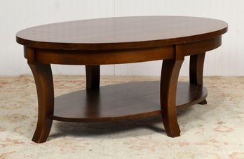 Modern Andes Wooden Oval Coffee Table (CTF20)