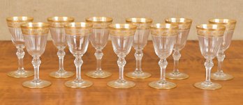 St. Louis Crystal Sherry Glasses, Set Of 11 (CTF20)