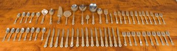 Vintage Gorham Strasburg Sterling Flatware Set, 52pcs (CTF10)