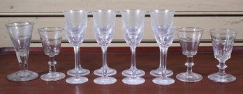 Antique And Vintage Wine Glasses, 12pcs (CTF20)