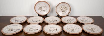 Cornwall Bridge Pottery CT Terracotta Plates (CTF10)