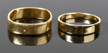 Two Plain Gold Bands (CTF10)