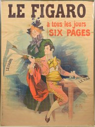 Antique French Le Figaro Advertisement (CTF20)