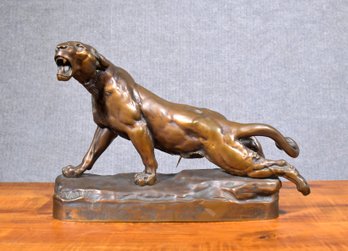 Charles Valton Bronze, Wounded Lion (CTF20)