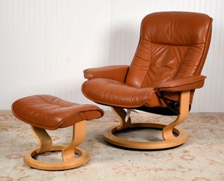 Ekornes Stressless Lounge Chair And Ottoman (CTF20)