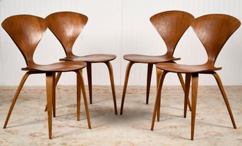 Four Norman Cherner For Plycraft 'Cherner' Side Chairs (CTF20)
