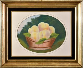 Antique Pastel, Peach Still Life (CTF10)