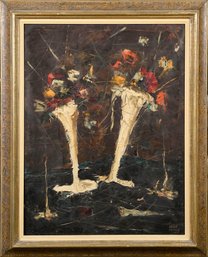 Ivan Mosca Oil On Canvas, Los Vasos Blancos 1951 (CTF20)