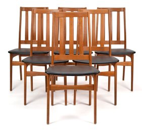 Six Mid-Century Style Chairs (CTF40)