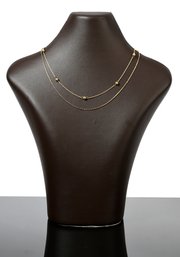 Two 14k Gold Chains (CTF10)