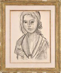 After Matisse Drawing, Portrait Of Woman (CTF20)