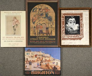Four Vintage French Travel Posters (CTF20)