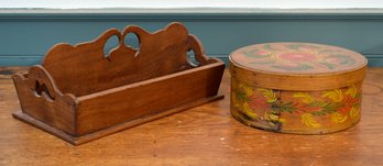 19th C. Cutlery Tray & Pantry Box (CTF10)