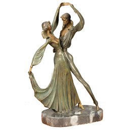 Art Nouveau Bronze Dancers, After Chiparus (CTF20)