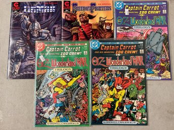 DC & Caliber Wizard Of Oz Related Comic Books, 5pcs (CTF10)