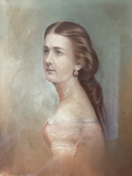 Antique Pastel Young Woman (CTF20)