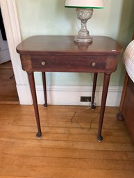 Antique Mahogany One Drawer Stand (CTF10)