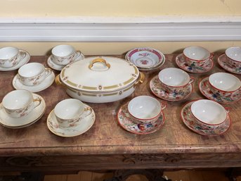 Antique And Vintage French, English And Japanese Porcelain (CTF20)