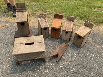 Five Vintage Bird Houses (CTF10)