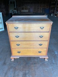 1940s Rock Maple Four Drawer Chest (CTF20)