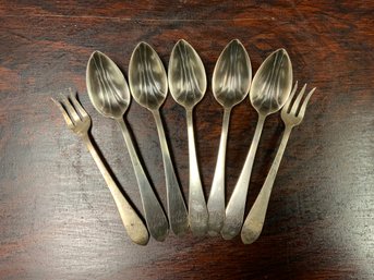 Dominick & Half Silver Spoons & Shrimp Forks (CTF10)