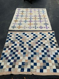 Two Antique Patchwork Quilts (CTF10)