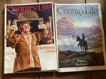 Early 20th C. Country Life Magazines, 200 (CTF30)
