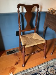 18th C. Hudson River Valley Queen Anne Side Chair (CTF10)