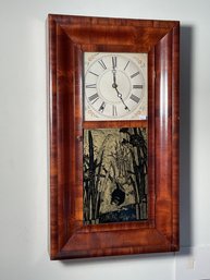 Antique Empire Wall Clock E.C. Brewster & Sons Bristol CT (CTF20)