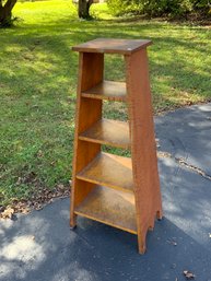 Vintage Canted Birdseye Maple Bookshelf (CTF20)