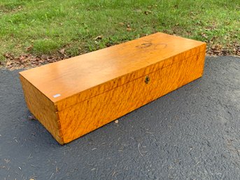 Antique Birdseye Maple Box (CTF10)