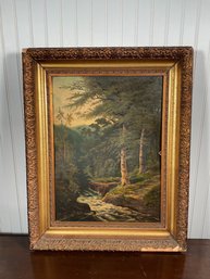 Early 20th C. Oil, Mountain Landscape (CTF10)