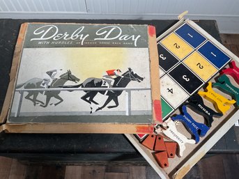 Vintage Parker Brothers Derby Day Board Game (CTF10)