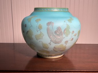 Large Antique Webb Opaque Glass Center Bowl (CTF20)