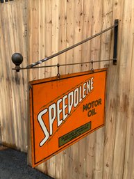 Vintage Speedolene Motor Oil Advertising Sign (CTF20)