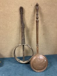 19th Century Bed Warmer And Banjo Frame (CTF10)