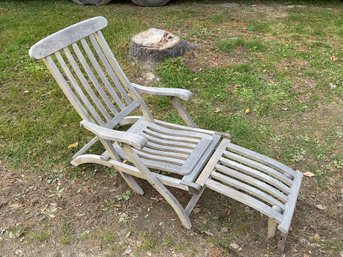 Teak Steamer/Lounge Chair (CTF20)