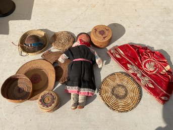 Vintage Native American Baskets, Doll And More (CTF10)