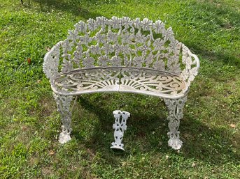 Vintage Cast Iron Garden Bench As Is, 2 Of 2 (CTF20)