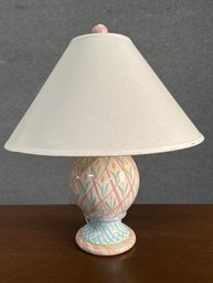 Mckenzie Childs Ceramic Table Lamp (CTF20)