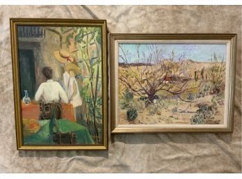 Two Ellen Selden Oil Paintings (CTF10)