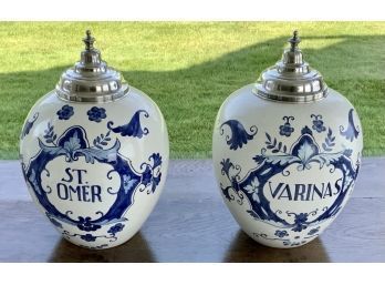 Pr. Of Delft Style Urns (CTF10)