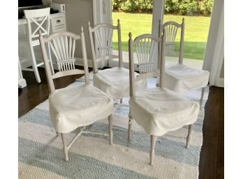 Painted Country Rush Seat Dining Chairs (CTF20)