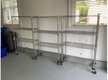 Three Metal Shelving Units (CTF30)