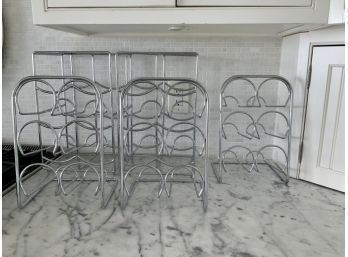 Five Chrome Wine Racks (CTF10)