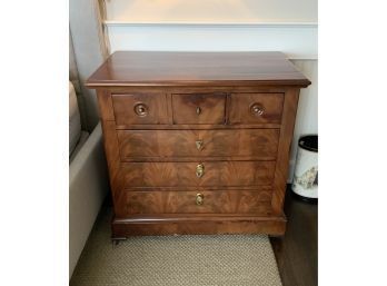 19th C. French Mahogany Chest (CTF20)