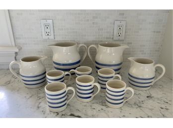 Burleigh English Ironstone Pitchers And Mugs (CTF20)