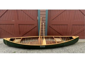 Mansfield The Stowe Canoe And Snowshoe Co.  Canoe (CTF80)